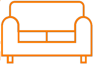 Loveseat couch