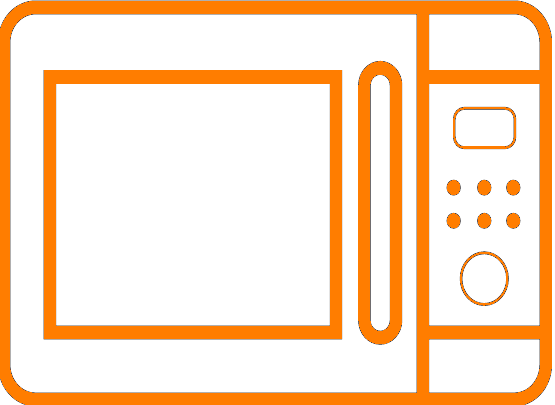 Microwave <br>and stove